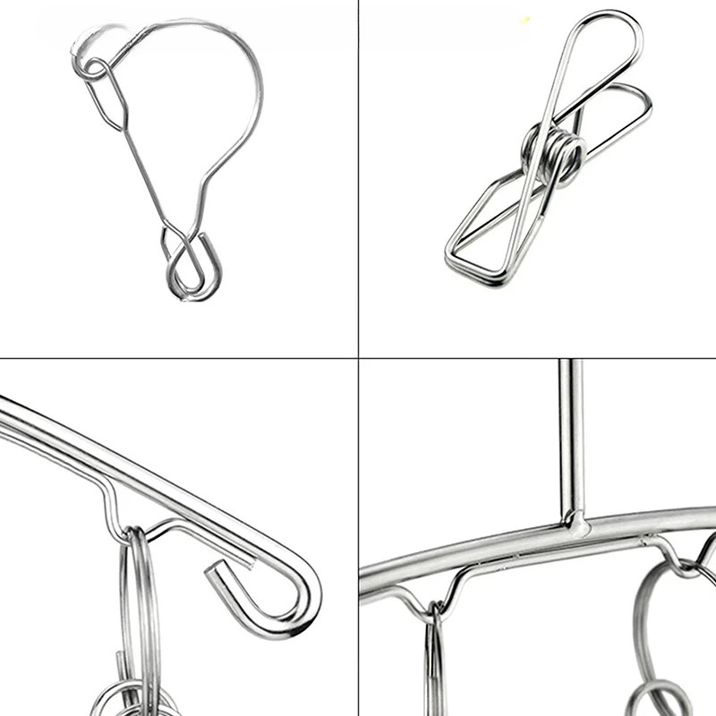 Windproof Clothing Rack Clips  - Sock Organizer Tray 评论和价格