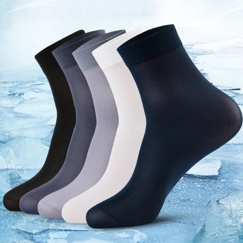 10pairs Casual Breathable Men  - Silk Sock Bamboo 评论和价格