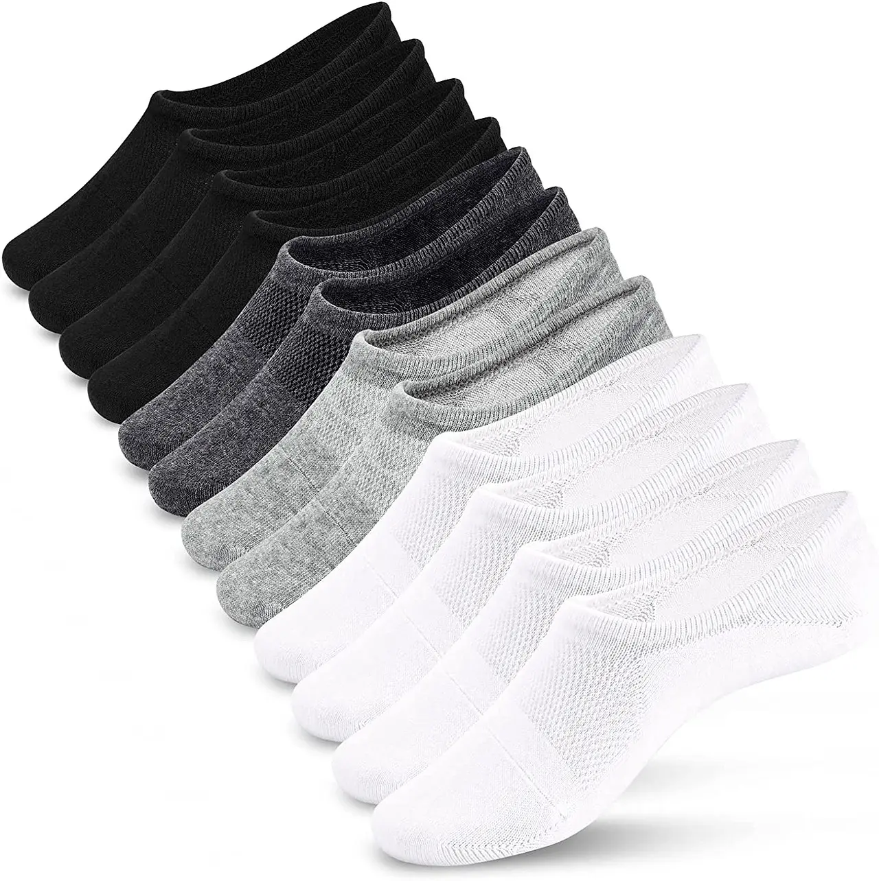 IDEGG No Show Socks Women Low  - No Show Sock Women 评论和价格